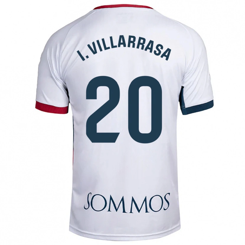 Danxen Kid Ignasi Vilarrasa #20 White Red Away Jersey 2025/26 T-Shirt
