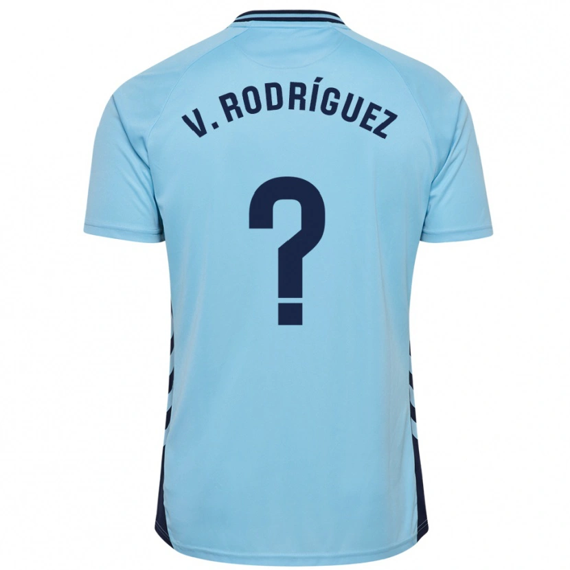 Danxen Kid Carlos Vicente Rodríguez #0 Sky Blue Away Jersey 2025/26 T-Shirt