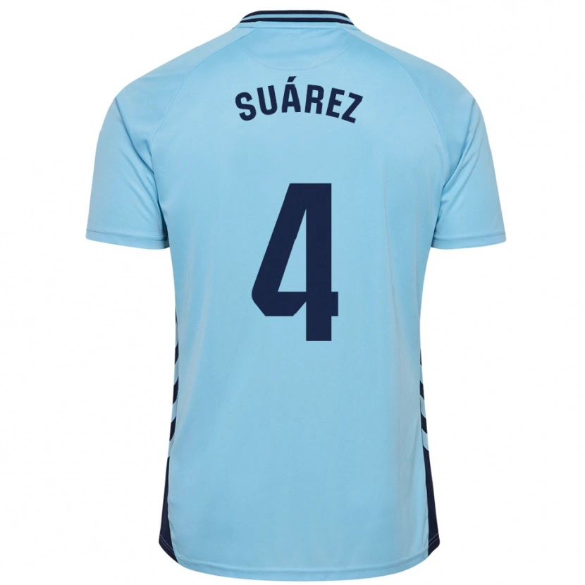 Danxen Kid Álex Suárez #4 Sky Blue Away Jersey 2025/26 T-Shirt