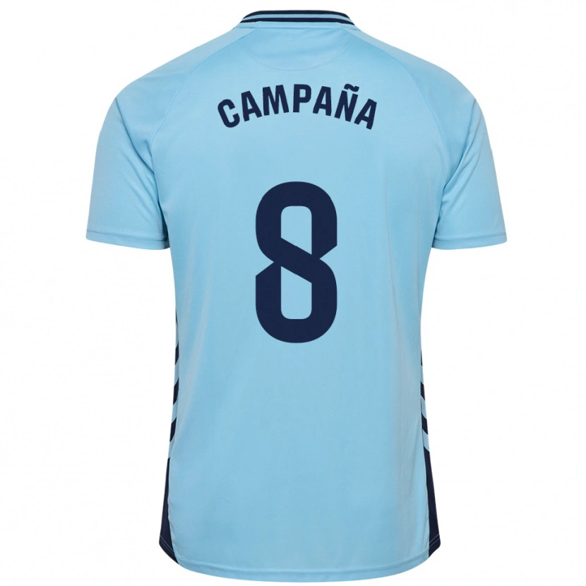 Danxen Kid José Campaña #8 Sky Blue Away Jersey 2025/26 T-Shirt