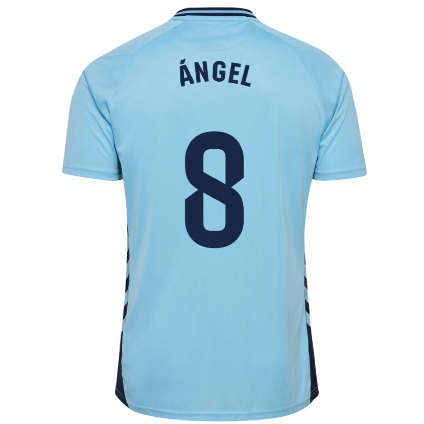 Danxen Kid José Ángel #8 Sky Blue Away Jersey 2025/26 T-Shirt