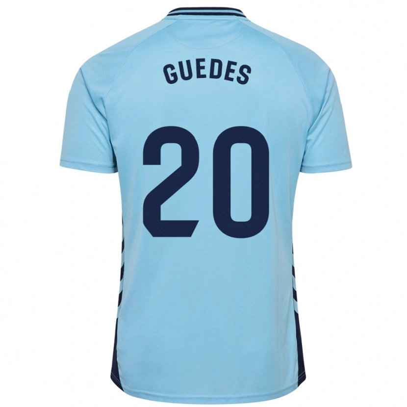 Danxen Kid Johan Guedes #20 Sky Blue Away Jersey 2025/26 T-Shirt