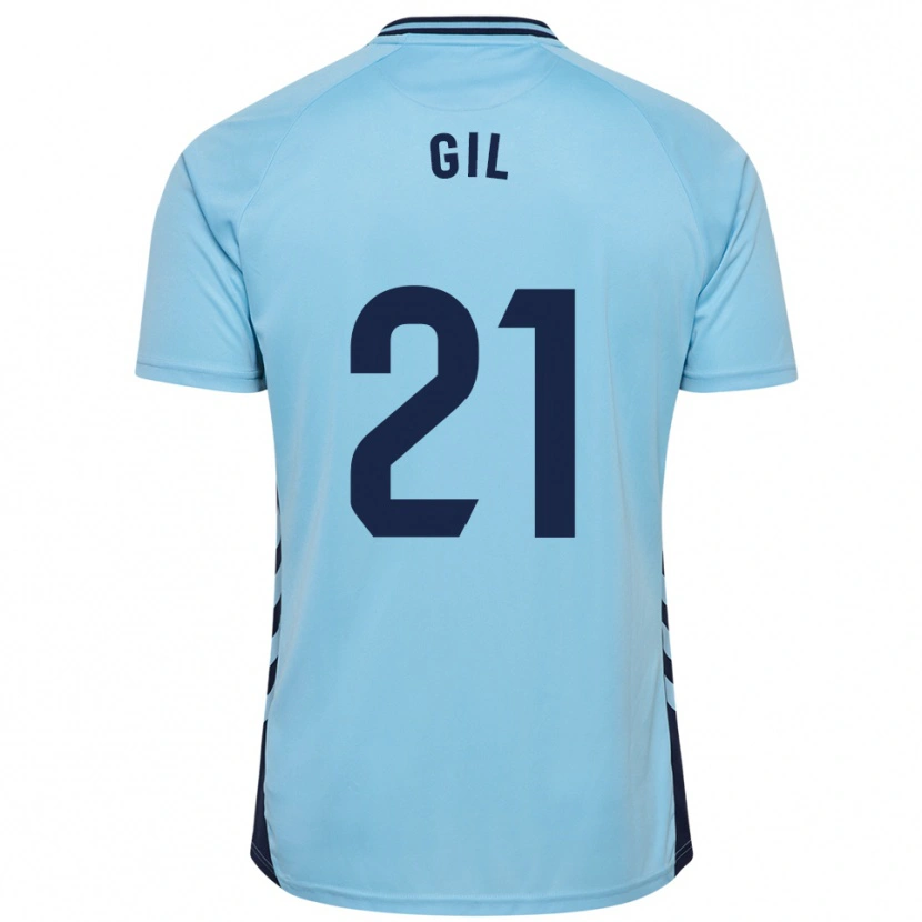 Danxen Kid Iván Gil #21 Sky Blue Away Jersey 2025/26 T-Shirt