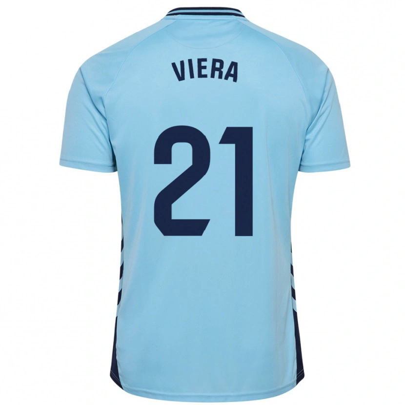 Danxen Kid Jonathan Viera #21 Sky Blue Away Jersey 2025/26 T-Shirt