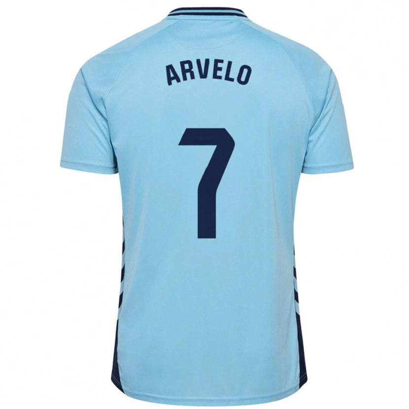 Danxen Kid Adam Arvelo #7 Sky Blue Away Jersey 2025/26 T-Shirt