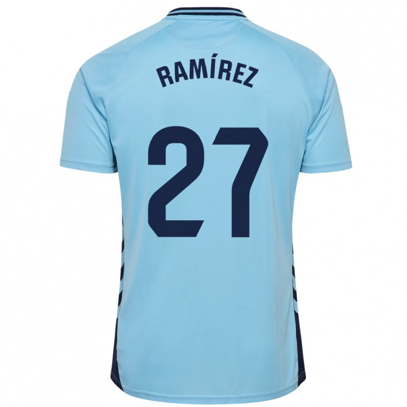 Danxen Kid Kirian Ramírez #27 Sky Blue Away Jersey 2025/26 T-Shirt