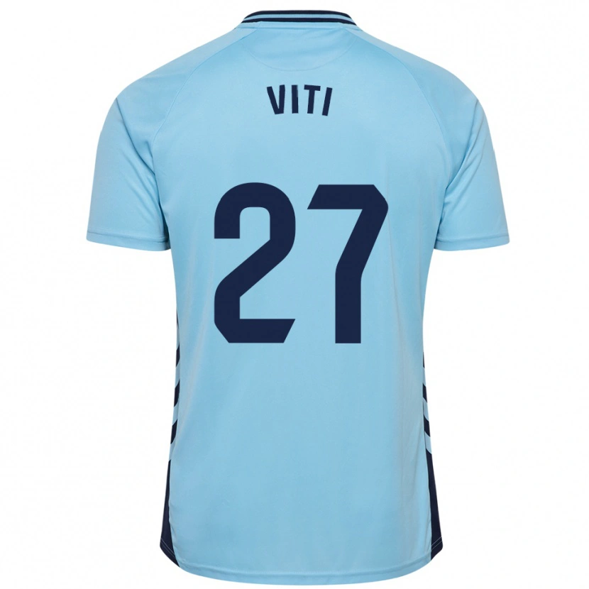 Danxen Kid Viti #27 Sky Blue Away Jersey 2025/26 T-Shirt