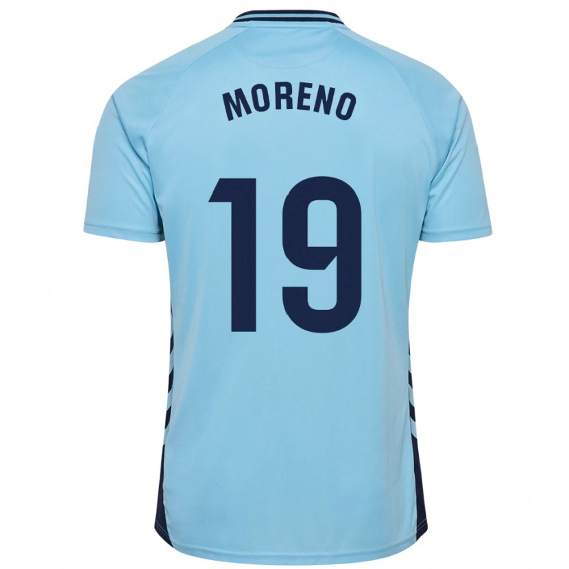 Danxen Kid Fernando Moreno #19 Sky Blue Away Jersey 2025/26 T-Shirt