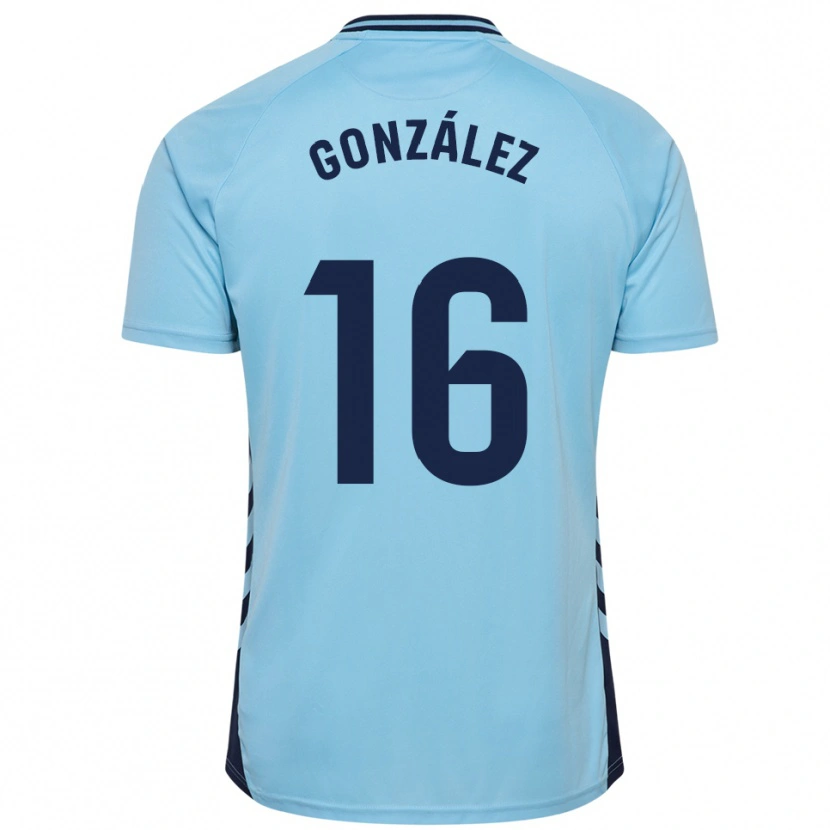 Danxen Kid Iñaki González #16 Sky Blue Away Jersey 2025/26 T-Shirt