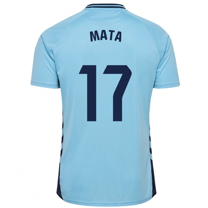 Danxen Kid Jaime Mata #17 Sky Blue Away Jersey 2025/26 T-Shirt