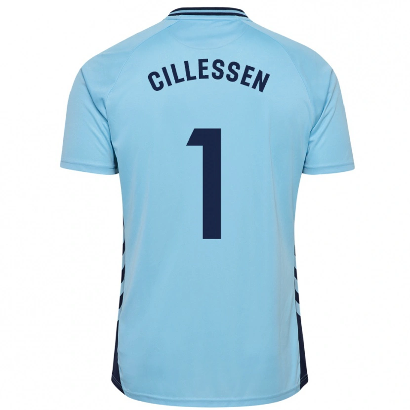 Danxen Kid Jasper Cillessen #1 Sky Blue Away Jersey 2025/26 T-Shirt