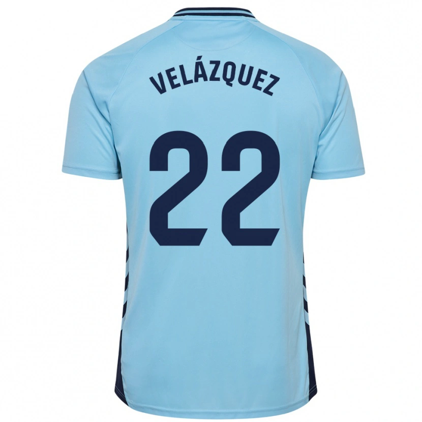 Danxen Kid Brian Velázquez #22 Sky Blue Away Jersey 2025/26 T-Shirt