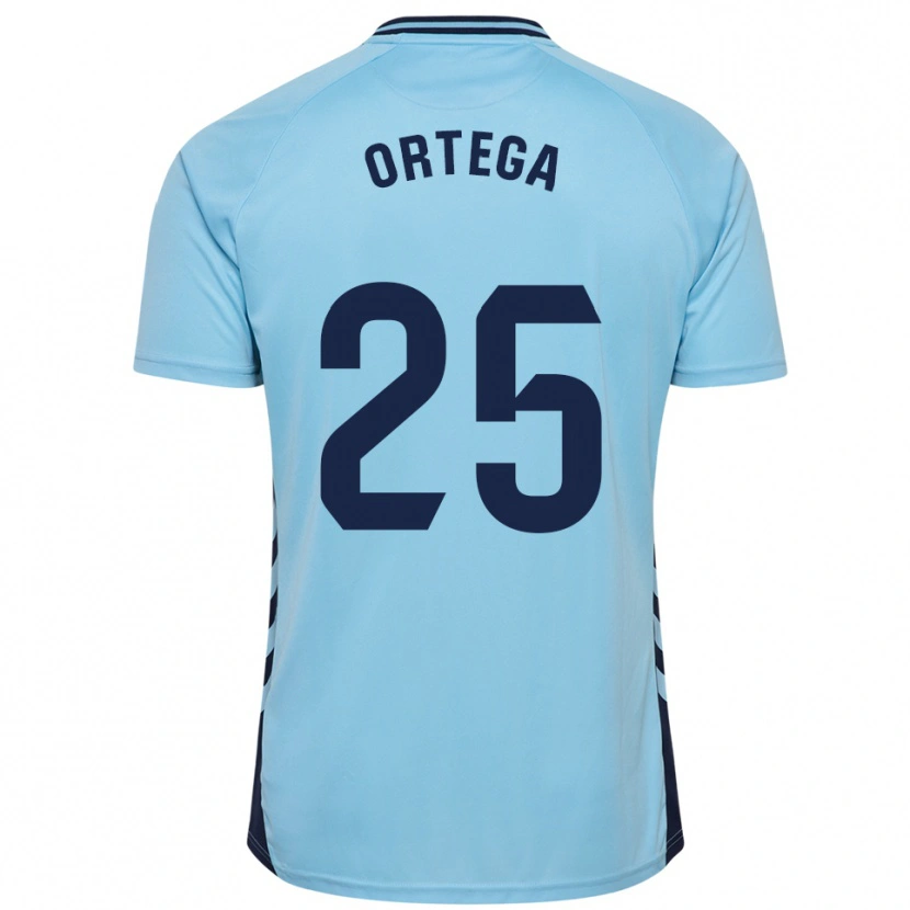 Danxen Kid Edián Ortega #25 Sky Blue Away Jersey 2025/26 T-Shirt