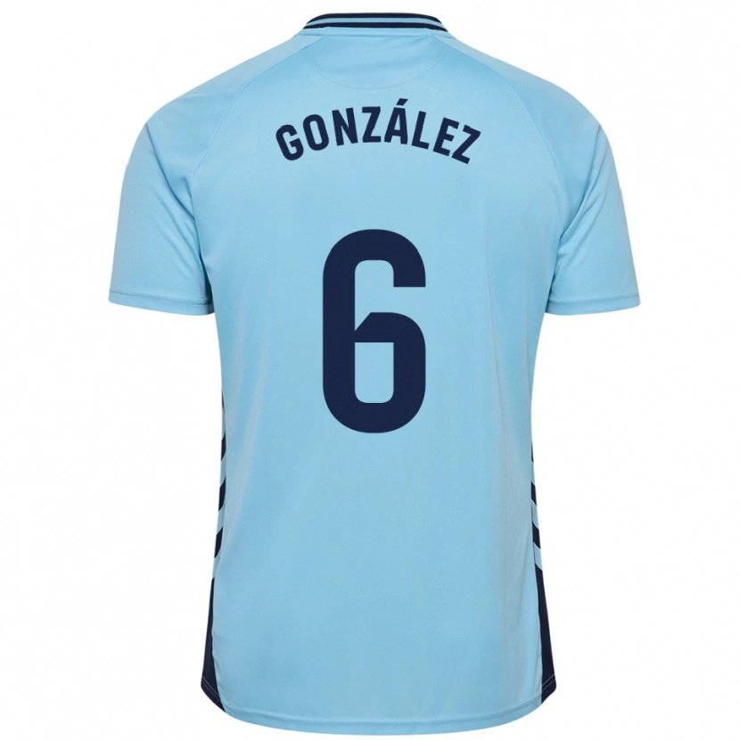 Danxen Kid Fabio González #6 Sky Blue Away Jersey 2025/26 T-Shirt