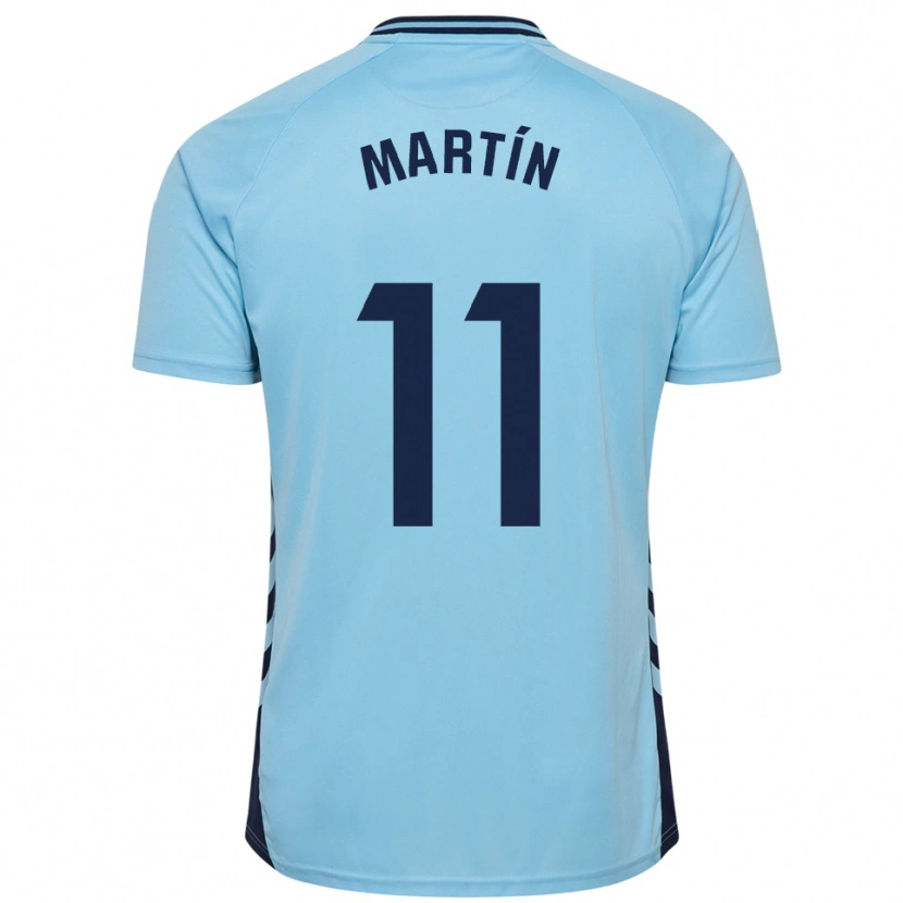 Danxen Kid Diego Martín #11 Sky Blue Away Jersey 2025/26 T-Shirt