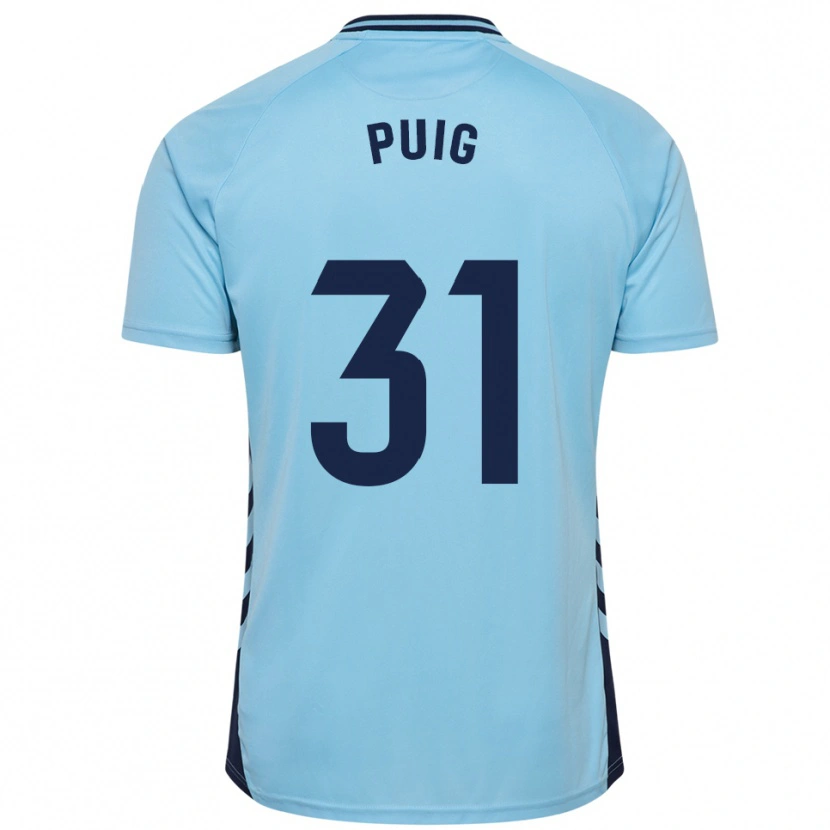 Danxen Kid Victor Puig #31 Sky Blue Away Jersey 2025/26 T-Shirt