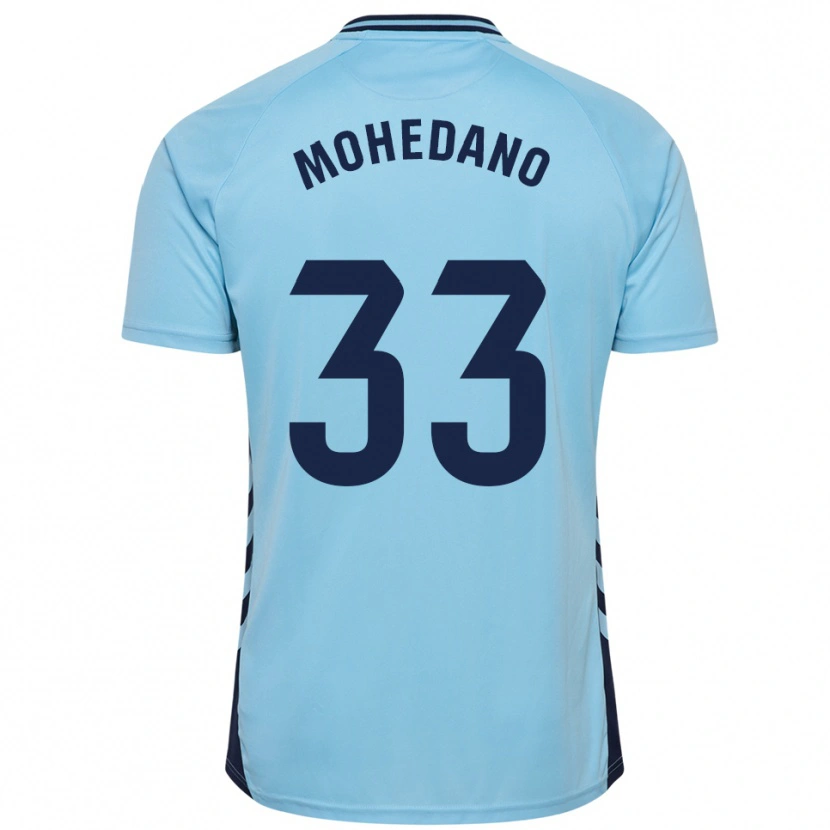 Danxen Kid Eduard Mohedano #33 Sky Blue Away Jersey 2025/26 T-Shirt