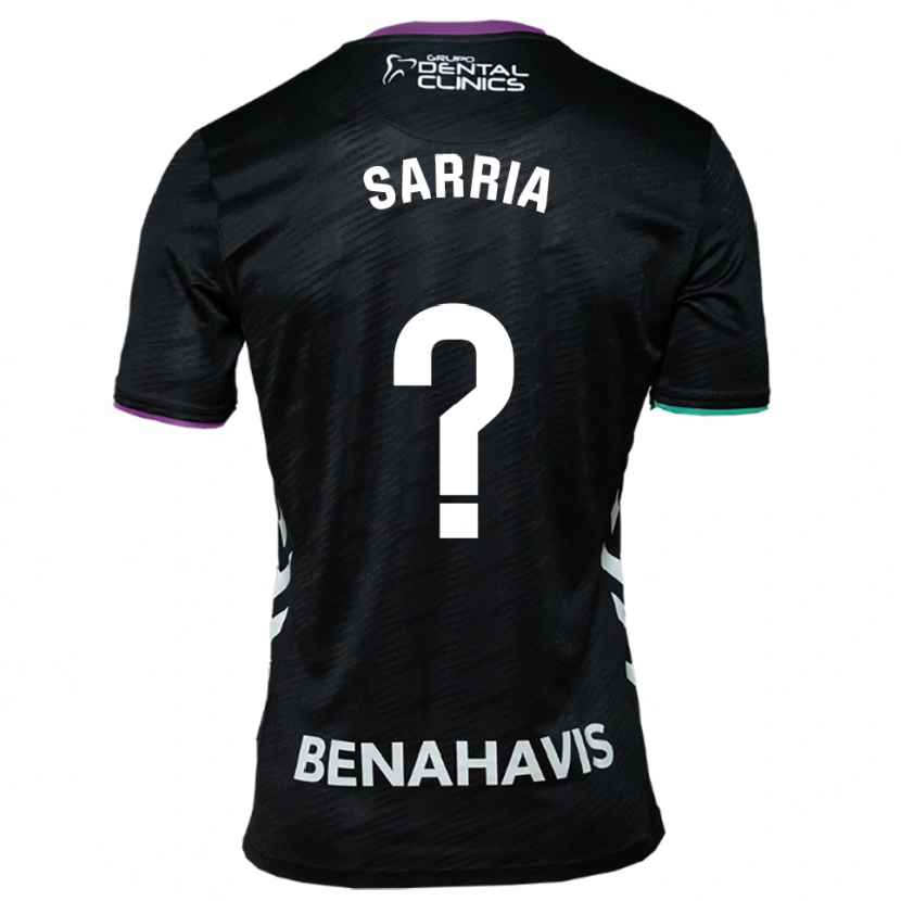 Danxen Kid Cristian Sarria #0 Black Purple Green Away Jersey 2025/26 T-Shirt