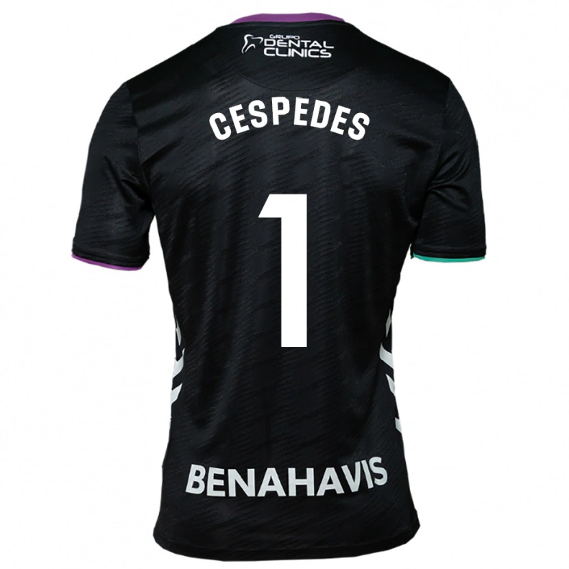Danxen Kid Andrés Céspedes #1 Black Purple Green Away Jersey 2025/26 T-Shirt