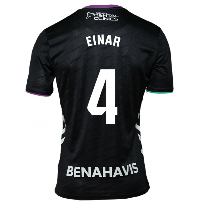 Danxen Kid Einar Galilea #4 Black Purple Green Away Jersey 2025/26 T-Shirt