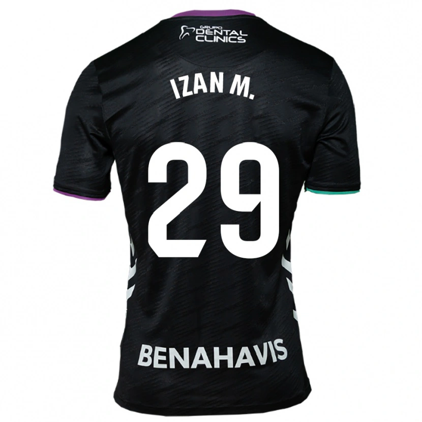 Danxen Kid Izan Merino #29 Black Purple Green Away Jersey 2025/26 T-Shirt
