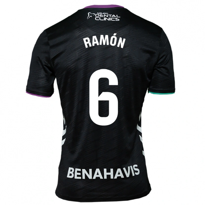 Danxen Kid Ramón Enríquez #6 Black Purple Green Away Jersey 2025/26 T-Shirt