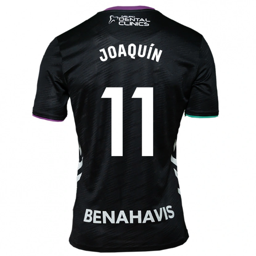 Danxen Kid Joaquín Muñoz #11 Black Purple Green Away Jersey 2025/26 T-Shirt
