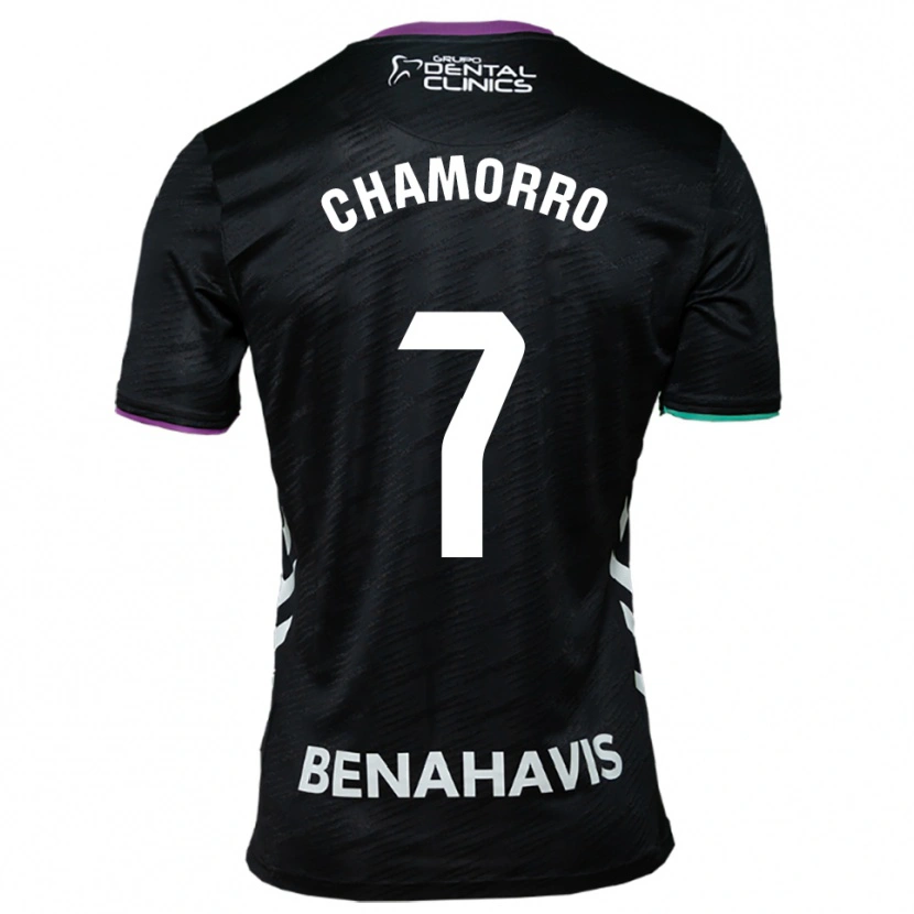 Danxen Kid Alexis Chamorro #7 Black Purple Green Away Jersey 2025/26 T-Shirt