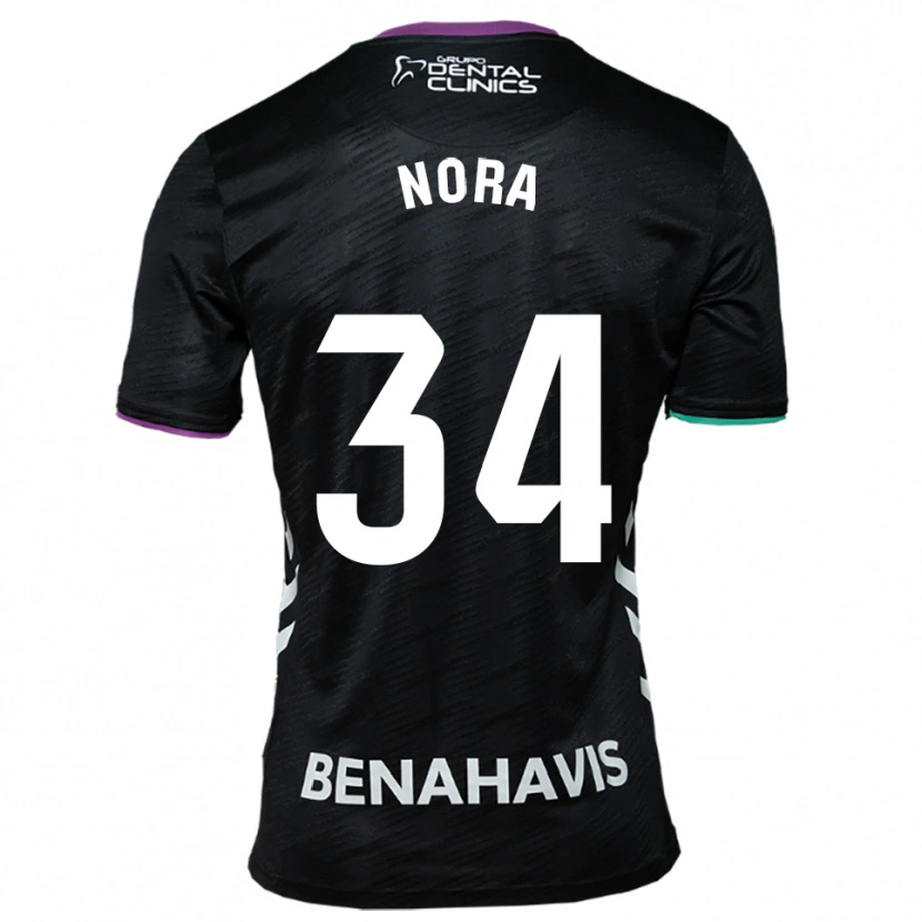 Danxen Kid Nora #34 Black Purple Green Away Jersey 2025/26 T-Shirt