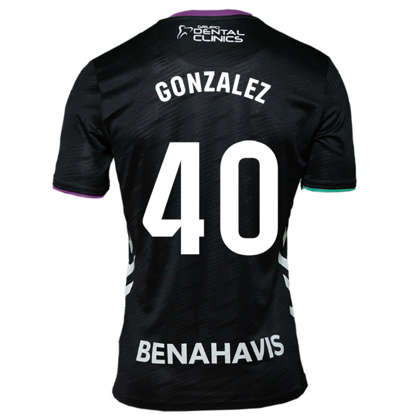 Danxen Kid Carol González #40 Black Purple Green Away Jersey 2025/26 T-Shirt