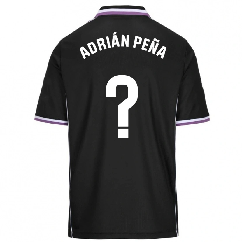 Danxen Kid Adrián Peña #0 Purple Black Away Jersey 2025/26 T-Shirt