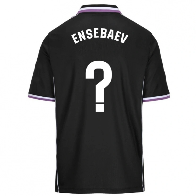 Danxen Kid Mokhammed Ensebaev #0 Purple Black Away Jersey 2025/26 T-Shirt
