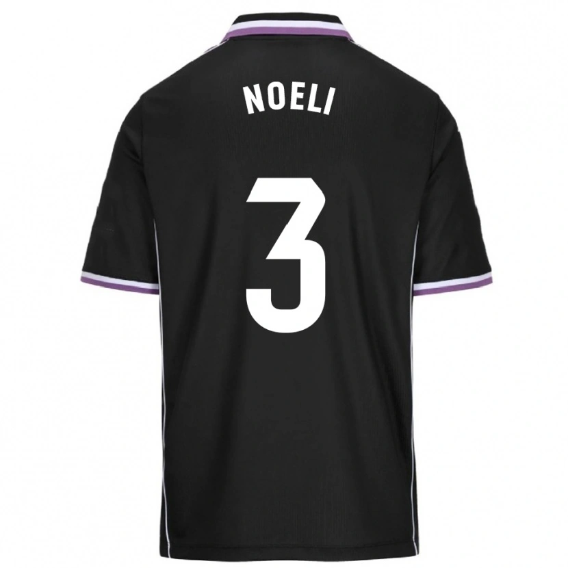Danxen Kid Noelia Díez González #3 Purple Black Away Jersey 2025/26 T-Shirt
