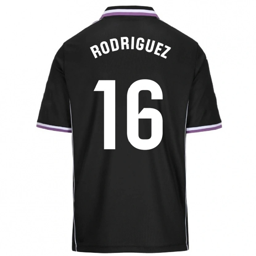Danxen Kid Gabriel Rodríguez #16 Purple Black Away Jersey 2025/26 T-Shirt