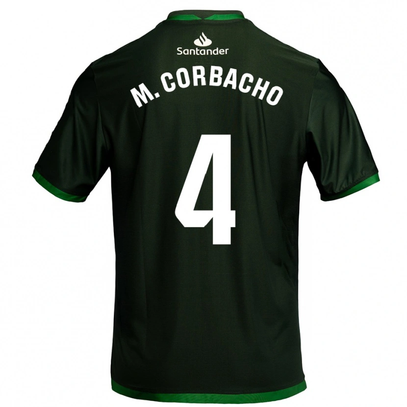 Danxen Kid María Corbacho Carrero #4 Dark Green Away Jersey 2025/26 T-Shirt