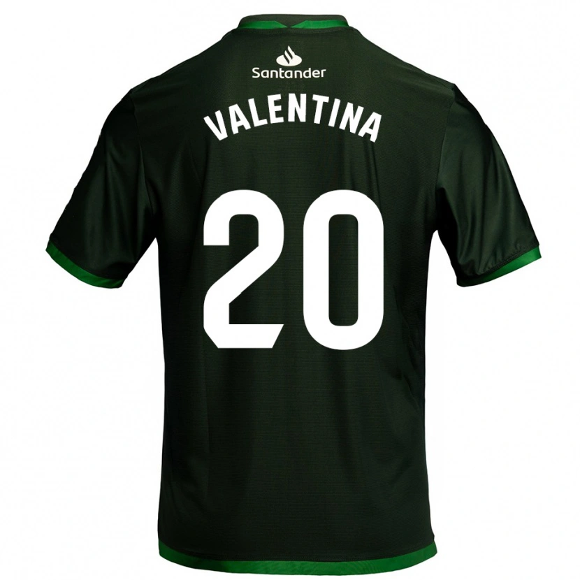 Danxen Kid Valentina Lucumi Montoya #20 Dark Green Away Jersey 2025/26 T-Shirt