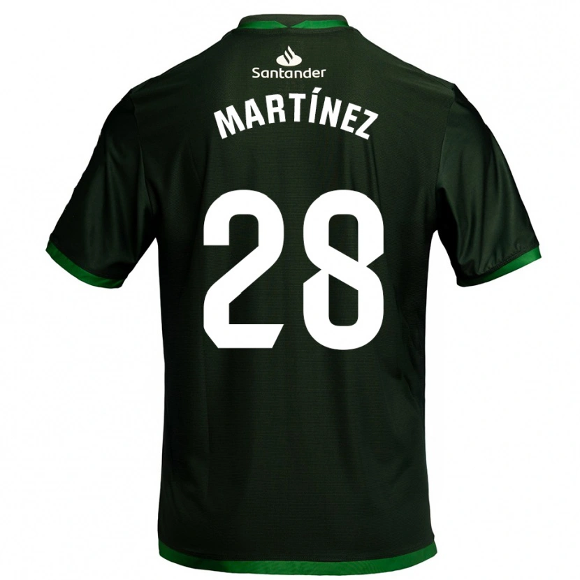 Danxen Kid Sergio Martínez #28 Dark Green Away Jersey 2025/26 T-Shirt