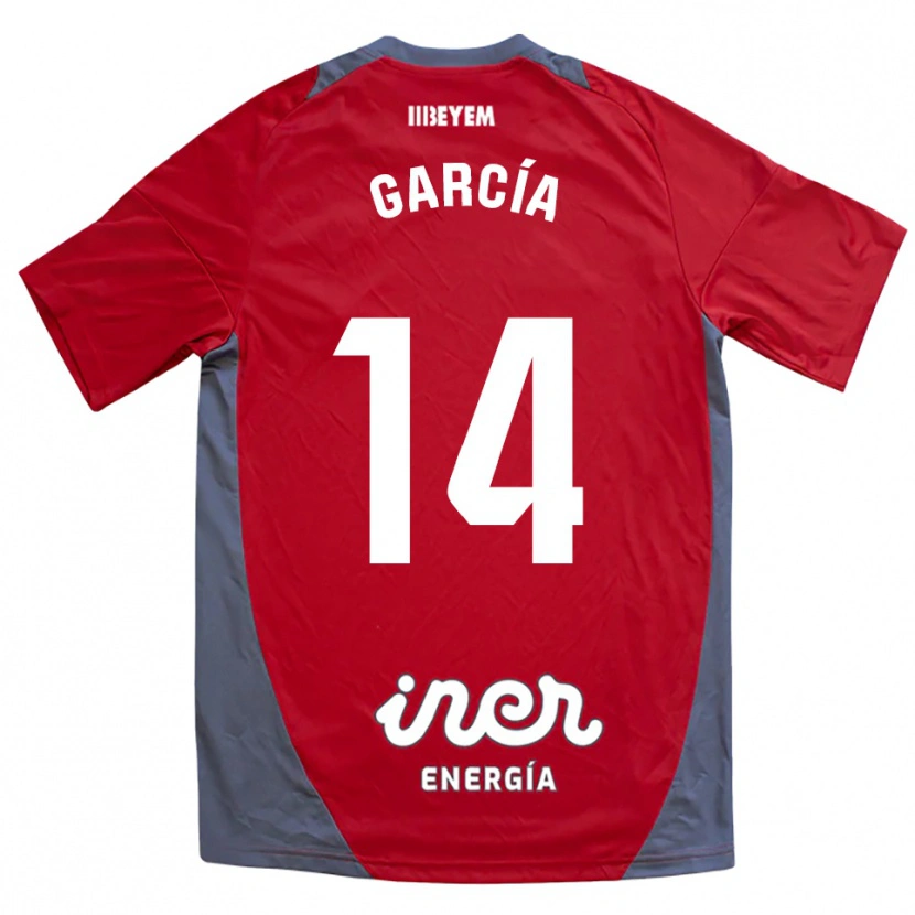 Danxen Kid Jon García #14 Red Gray Away Jersey 2025/26 T-Shirt