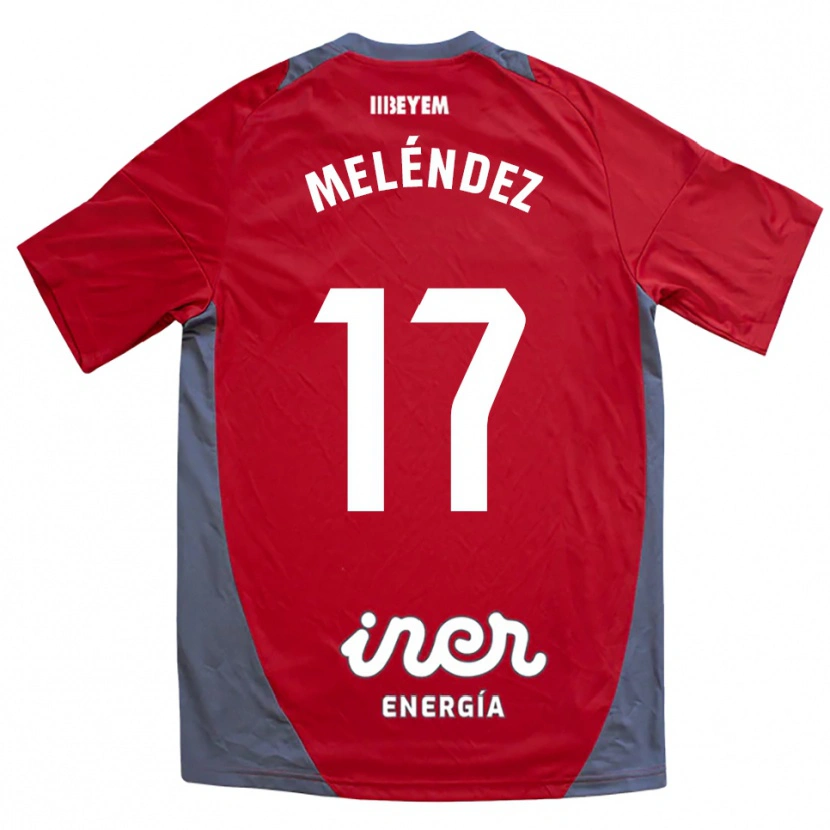 Danxen Kid Ale Meléndez #17 Red Gray Away Jersey 2025/26 T-Shirt