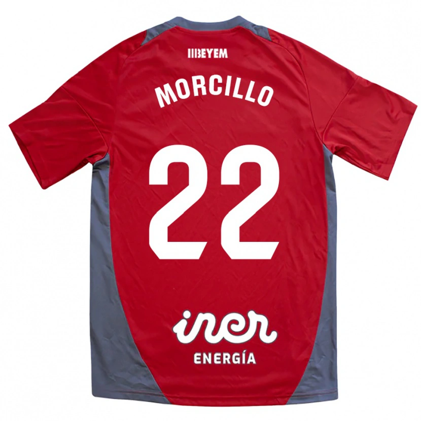 Danxen Kid Jon Morcillo #22 Red Gray Away Jersey 2025/26 T-Shirt