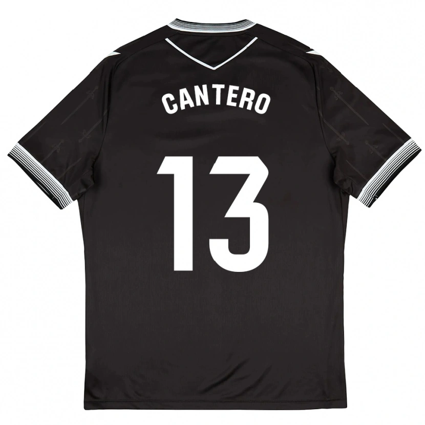 Danxen Kid Ander Cantero #13 Black White Away Jersey 2025/26 T-Shirt