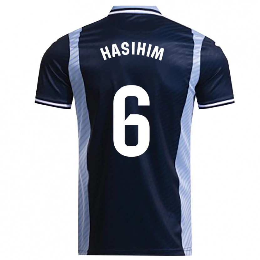 Danxen Kid Hasihim #6 Navy Sky Blue Away Jersey 2025/26 T-Shirt