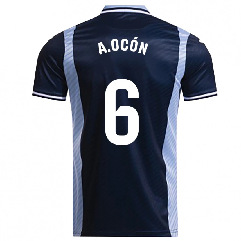 Danxen Kid Ana Belén Ocón López #6 Navy Sky Blue Away Jersey 2025/26 T-Shirt
