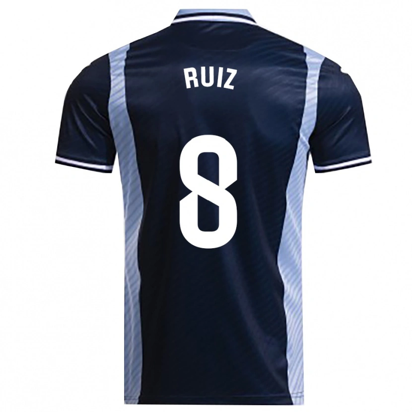 Danxen Kid Isma Ruiz #8 Navy Sky Blue Away Jersey 2025/26 T-Shirt