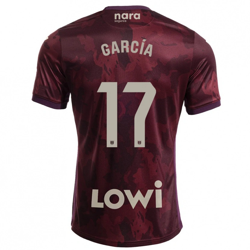 Danxen Kid Naim García #17 Burgundy White Away Jersey 2025/26 T-Shirt