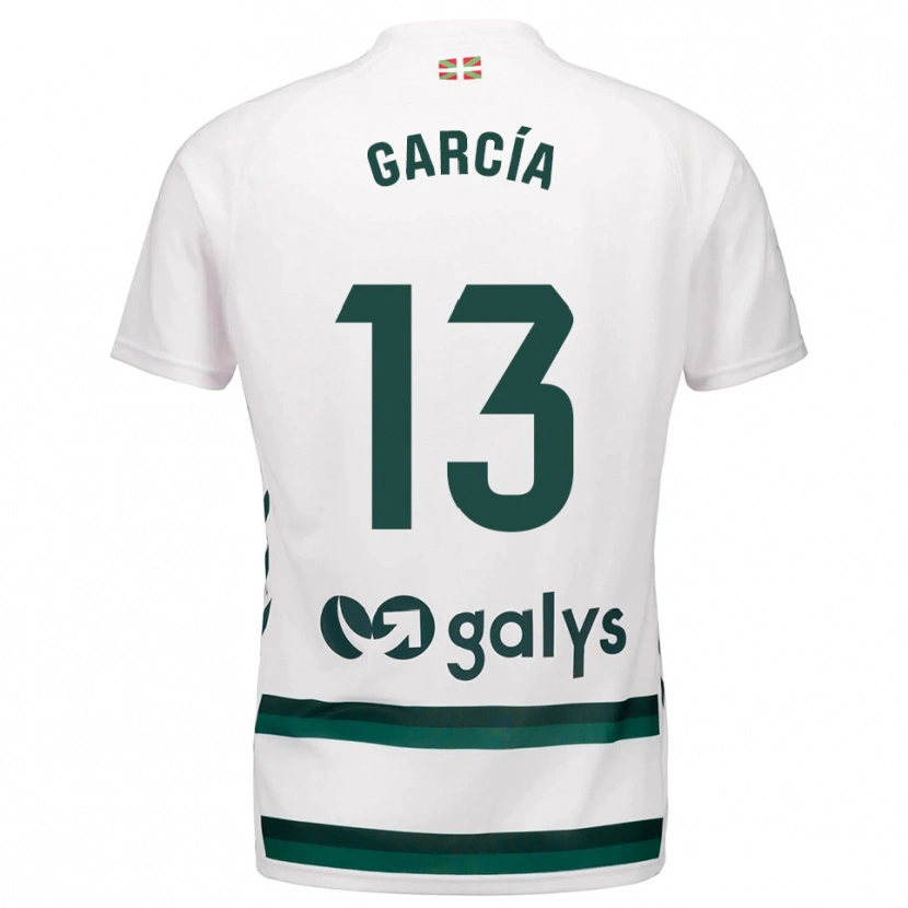 Danxen Kid Jon García #13 White Green Away Jersey 2025/26 T-Shirt