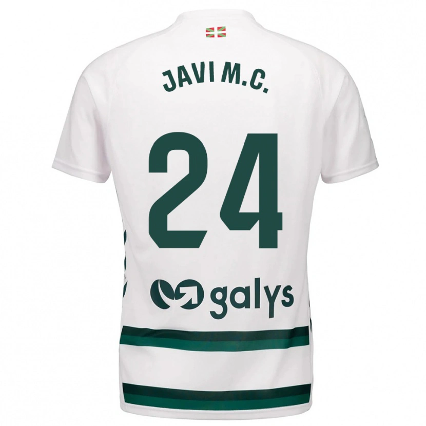 Danxen Kid Javi Martínez #24 White Green Away Jersey 2025/26 T-Shirt