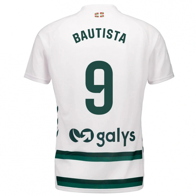 Danxen Kid Jon Bautista #9 White Green Away Jersey 2025/26 T-Shirt