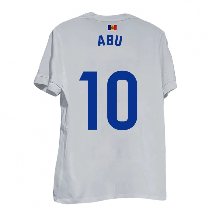 Danxen Kid Abu #10 White Blue Yellow Away Jersey 2025/26 T-Shirt