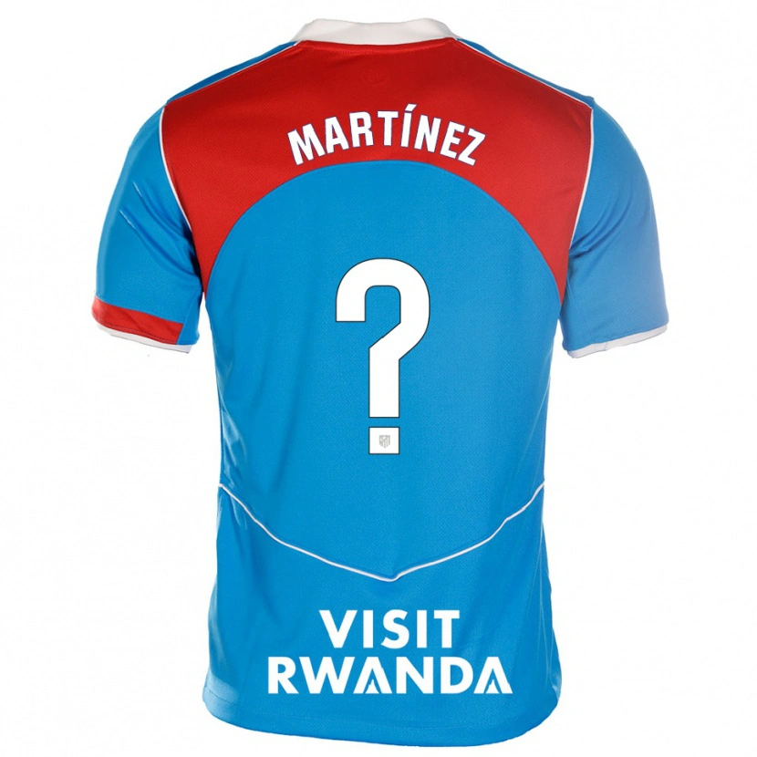 Danxen Kid Adrián Martínez #0 Blue White Third Jersey 2025/26 T-Shirt
